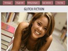 Tablet Screenshot of glitchfiction.com